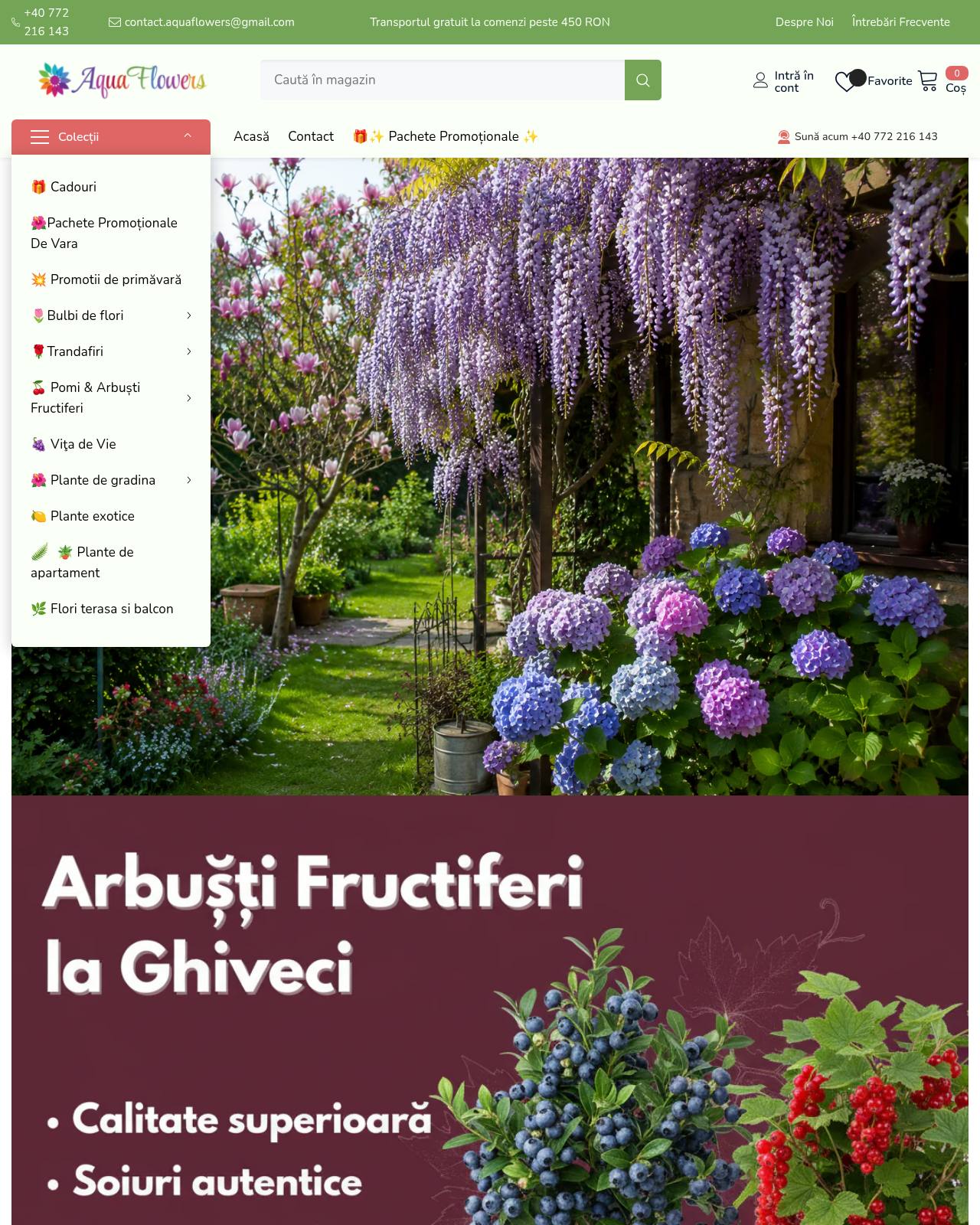 aqua-flowers.ro — magazin online