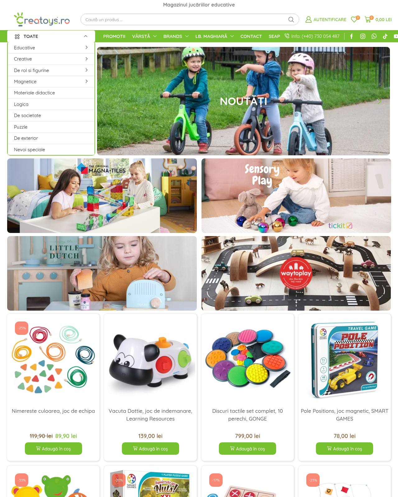 creatoys.ro — magazin online