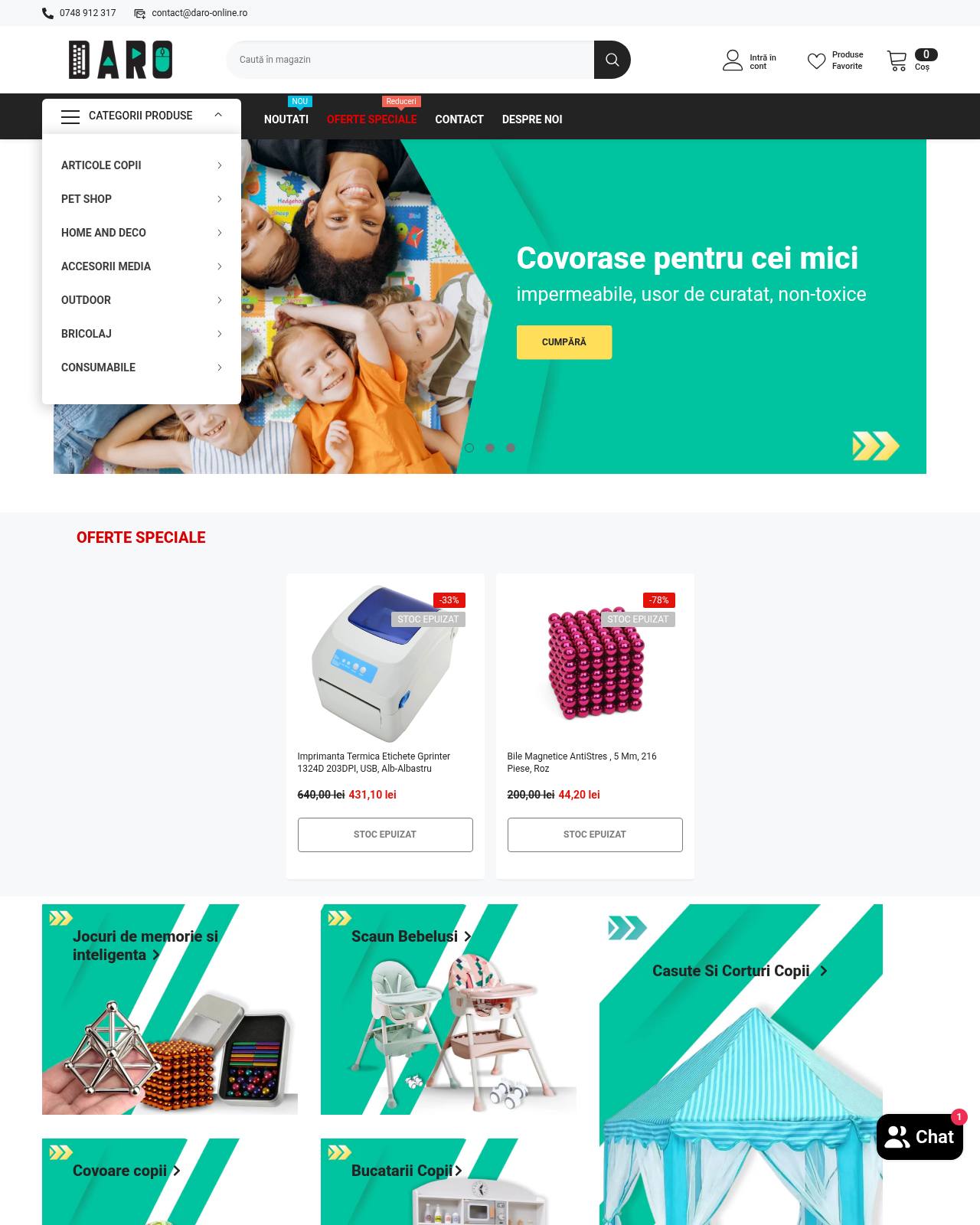 daro-online.ro — magazin online