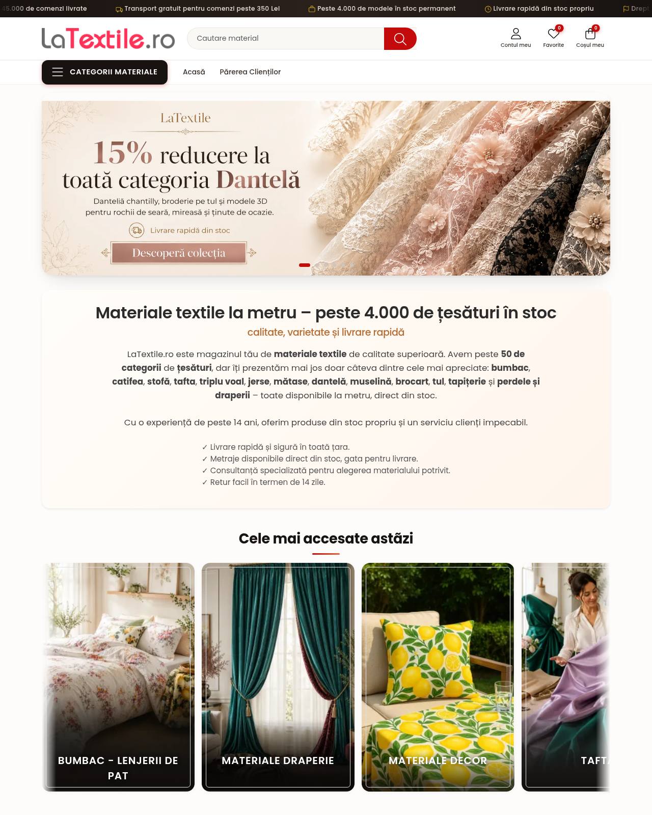 latextile.ro — magazin online
