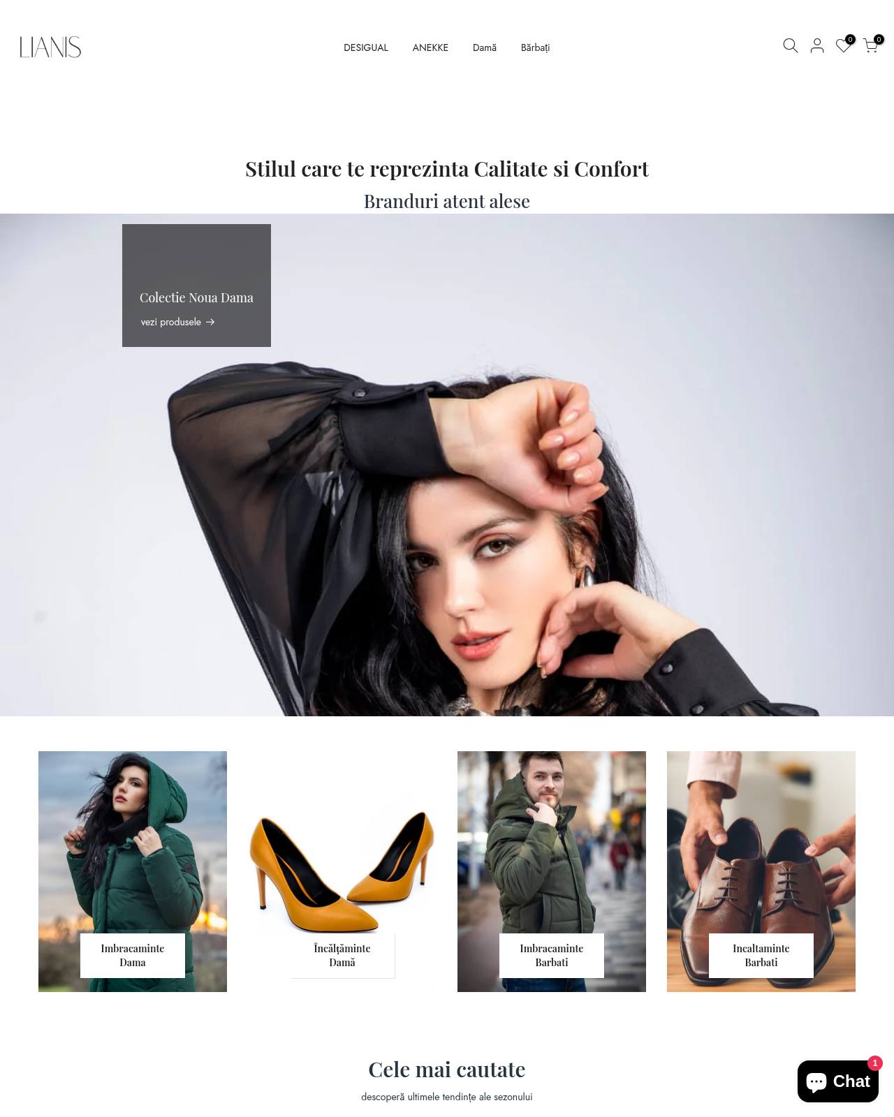 lianis.ro — magazin online