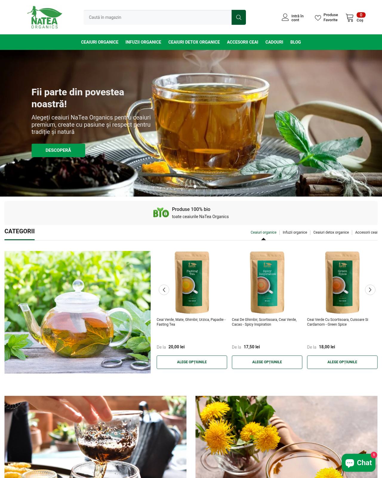 natea-organics.ro — magazin online