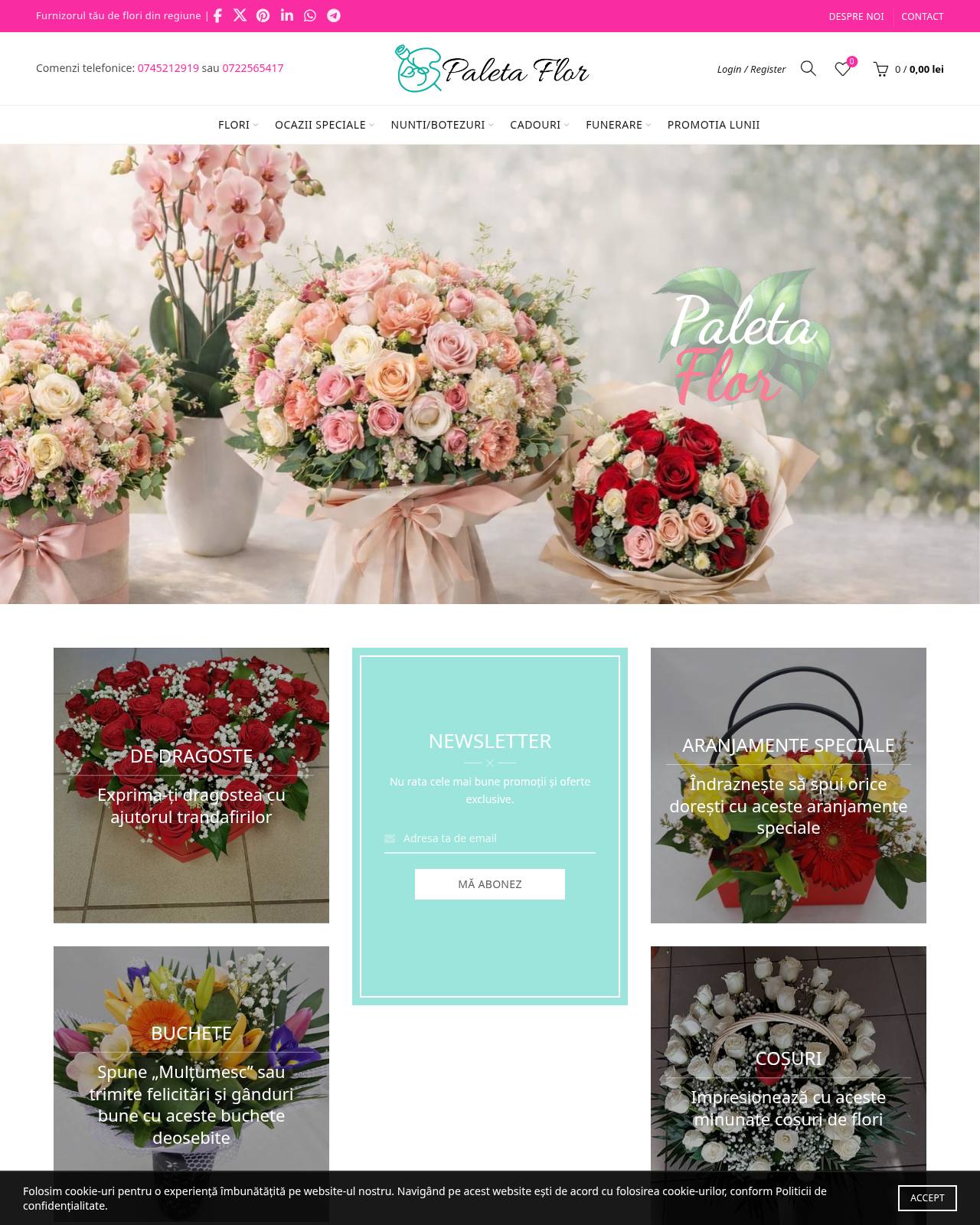 paletaflor.ro — magazin online