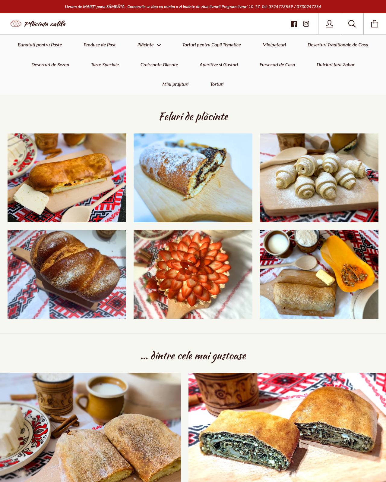 placintecalde.ro — magazin online
