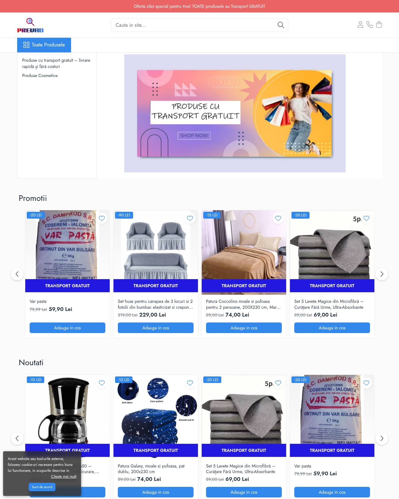 prevad.ro — magazin online