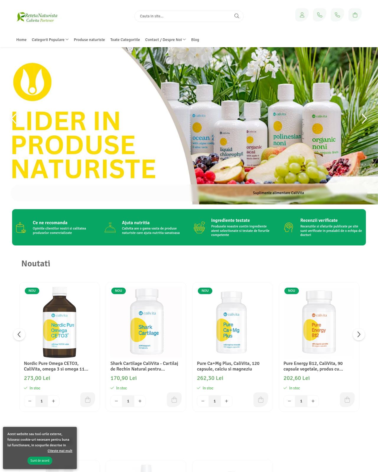 retetanaturista.ro — magazin online