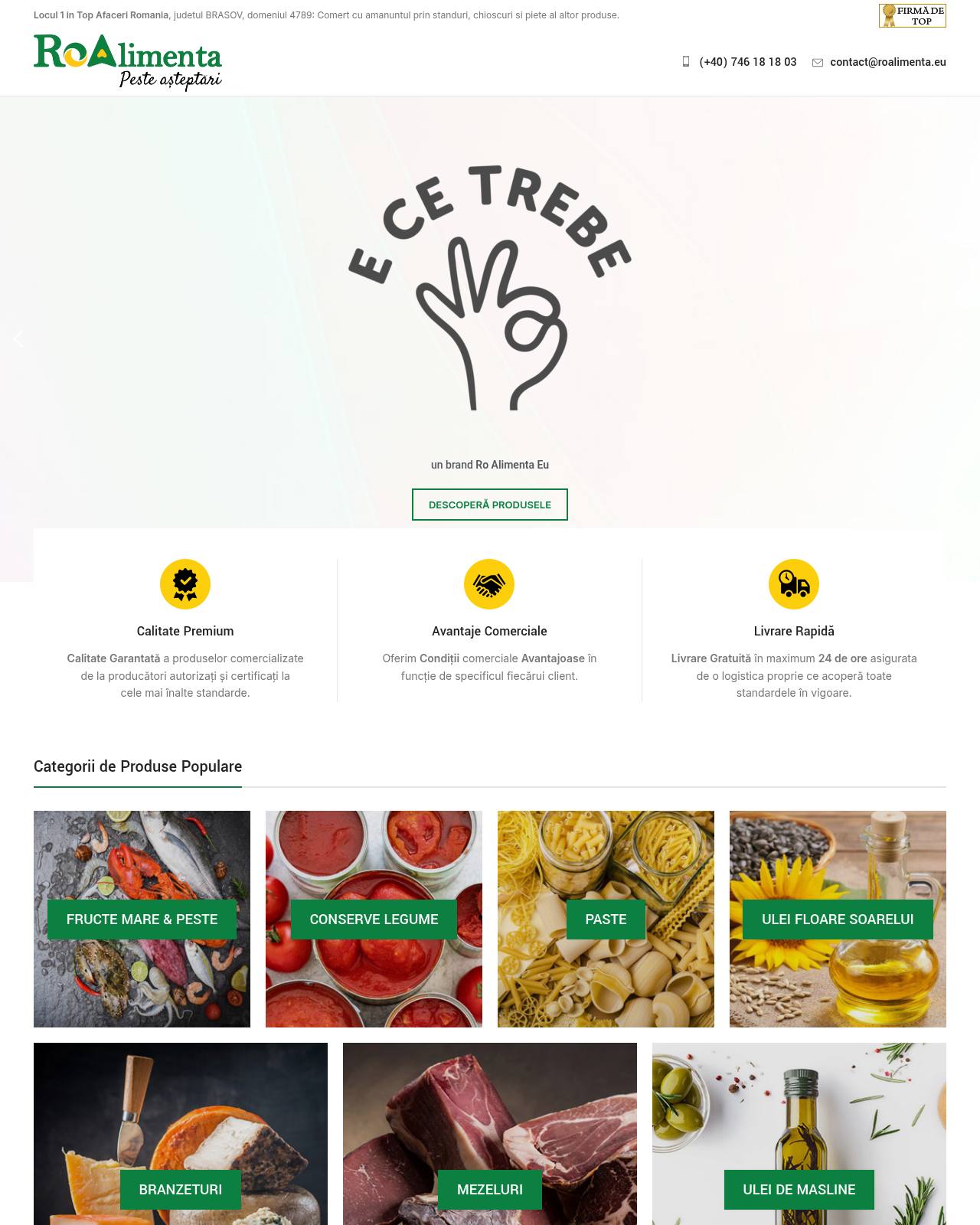 roalimenta.eu — magazin online